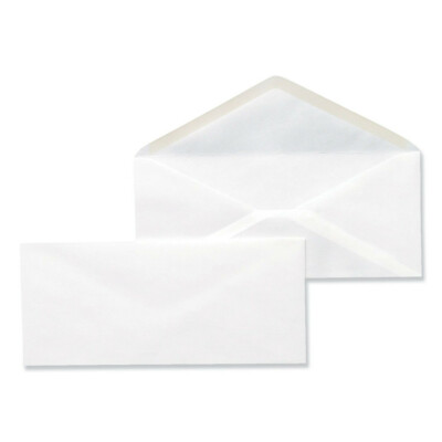 Universal 35210 #10 Monarch Flap Gummed Business Envelope - White (500/BX) New