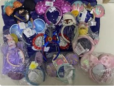 100 Disney Parks Minnie Ears Loungefly Cinderella Anna Bella Bow Headband US