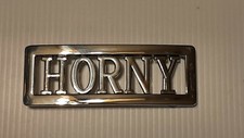 HORNY Custom Personalized Name Belt Buckle -Put your name or word on Buckle