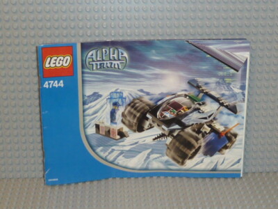 LEGO  Alpha Team Bauanleitung 4744 Tundra Tracker ungelocht instruction B2439