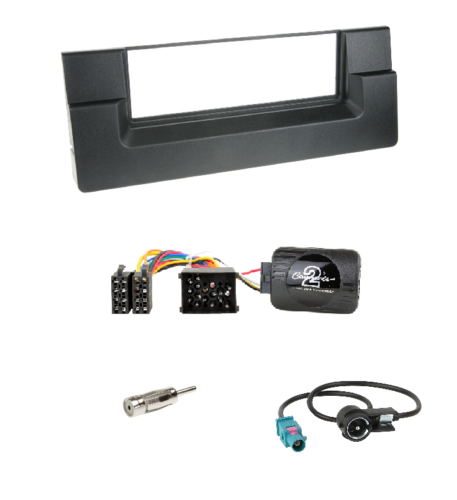 Clarion steering wheel interface + BMW 5 Series E39 year 1996-2004 radio bezel + fakra antenna set - Picture 1 of 2