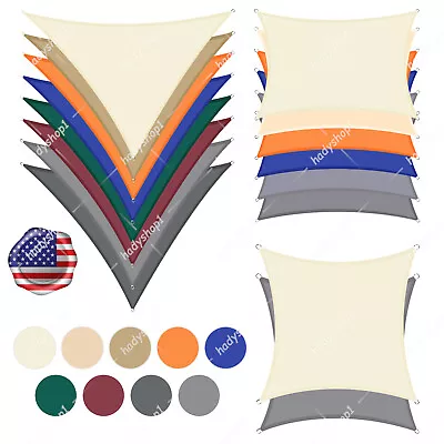 HEYOMART Waterproof Shade Sail Patio Awning Outdoor Garden Pool Sun Canopy Shelter Cover