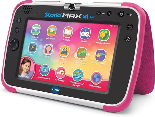 VTech - Storio MAX XL 2.0 Pink, Touchscreen, lehrreiches und sicheres Kinder-Tab