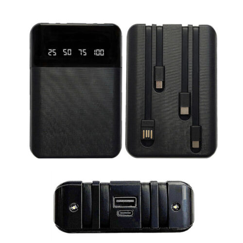 125*85*30mm Power Bank Case Battery Box Shell Adapter Replacemnet For Smartphone - Foto 1 di 17