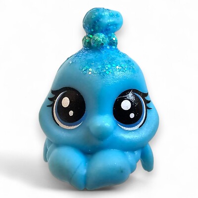 Hasbro Littlest Pet Shop #36 Twinkle Peridot Crab Blue Glitter Teensie Tiny LPS