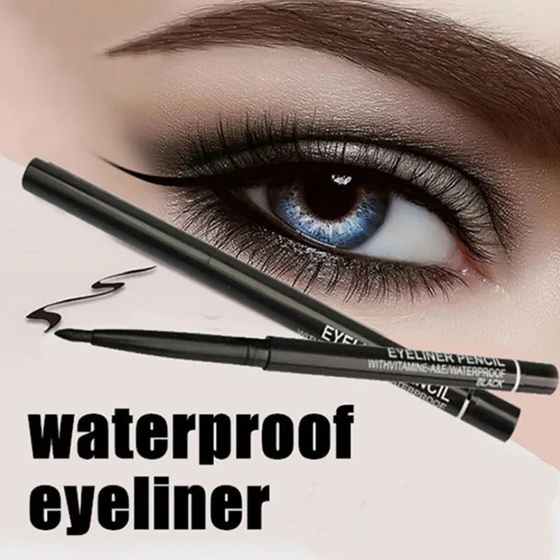 Black/Brown Liquid Eyeliner Pencil Long Lasting Waterproof Eye Liner Pen  Makeup