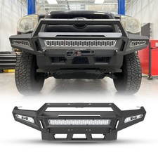 Off-road Full-width Steel Front Bumper Wled Lights For 2005-2015 Toyota Tacoma Off-road Full-width Steel Front Bumper Wled Lights For 2005-2015 Toyota Tacoma