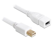 CABLECY Mini DP DisplayPort Female to Mini DisplayPort Male Extension Cable DP