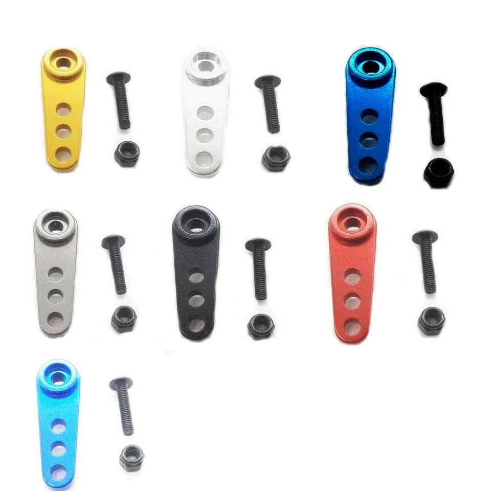 25T Aluminum metal Steering Servo Horn Arm CNC For RC 1:8 1:10 Model Car & boat - Image 3 of 4