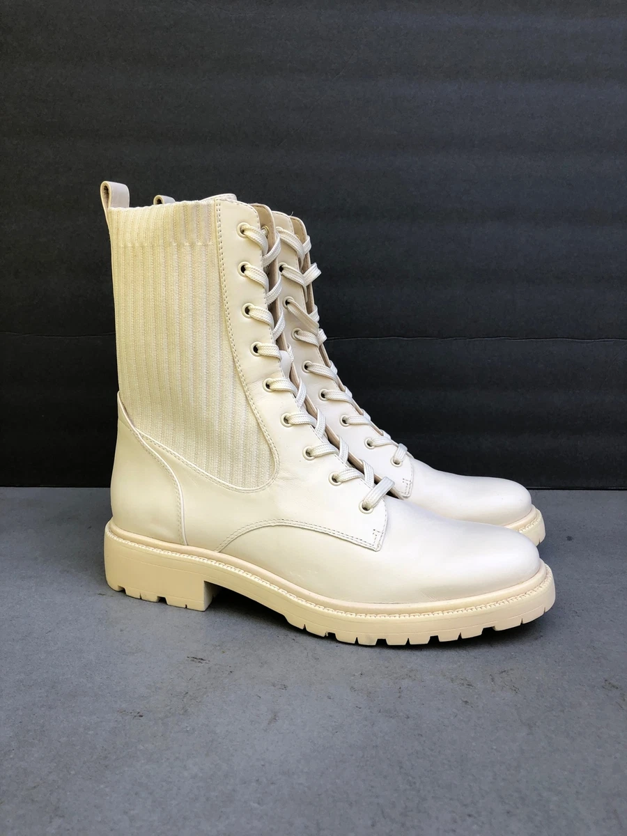 Ivory combat boots sale