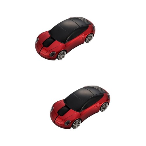 2 STÜCKE 2.4GHz 3D Car Shape Wireless optische USB Gaming ohne - Bild 10 von 12