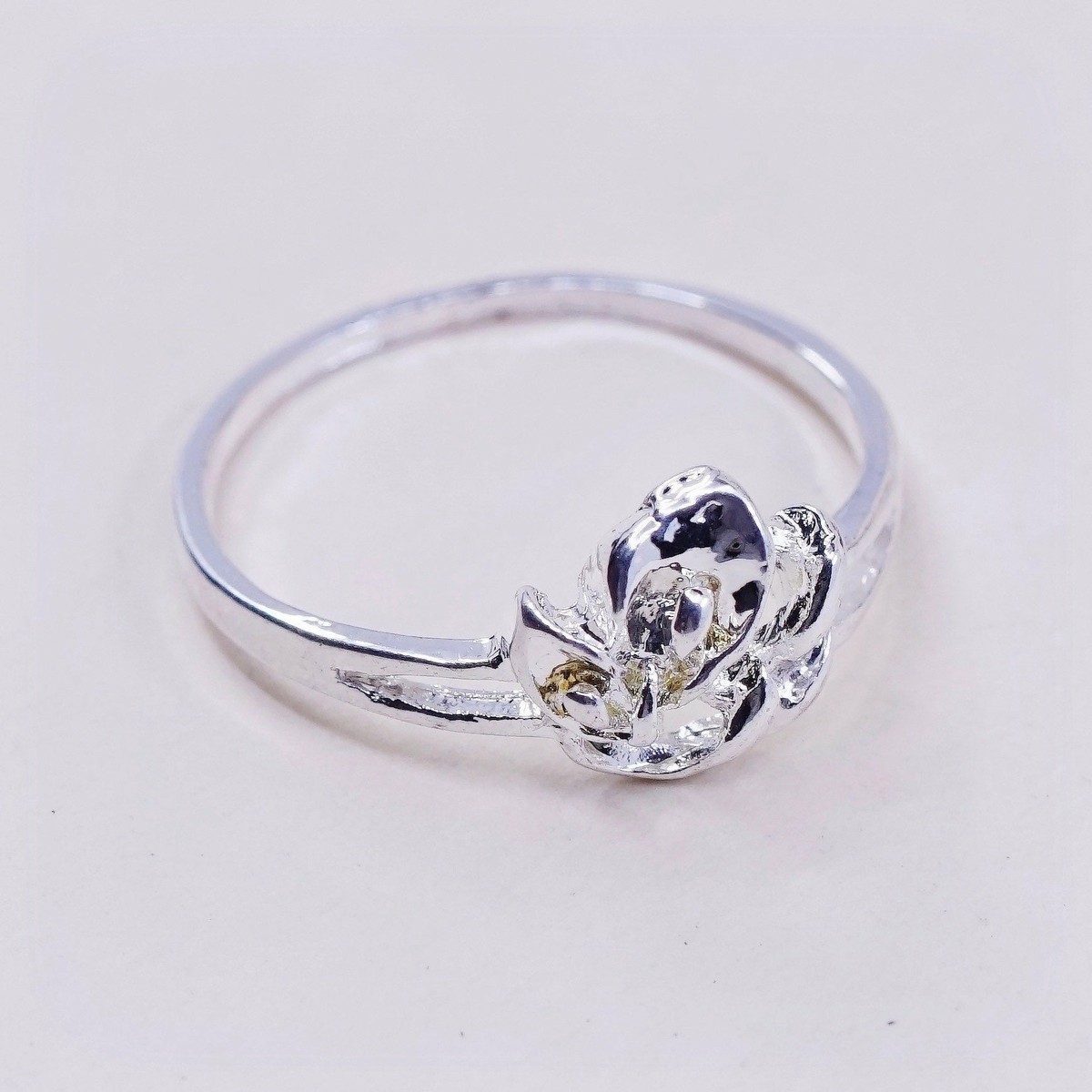 sz 8.25, vintage Sterling silver handmade ring, solid 925 sz 8.25, vintage Sterling silver handmade ring, solid 925