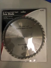 10”x5/8”x40 Tooth General Purpose Saw Blade. Table Saw/miter Saw