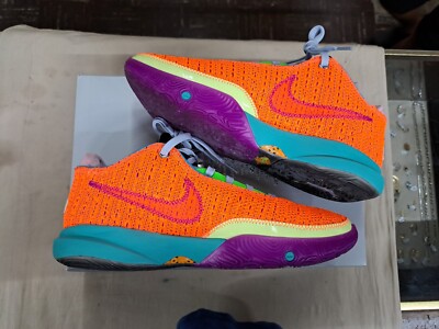 Nike LeBron James XX 20 Chosen 1 Total Orange Purple DJ5423-800