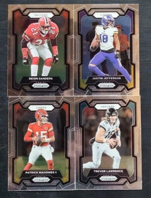 2023 Prizm Football BASE 1-250 with Hall of Famers You Pick - 2 Card Minimum