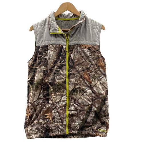 Cabela’s Hunting Vest Youth 2XL Mens Medium Womens Large Full Zip Pockets