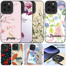 Flower Silicone Phone Case For iPhone 17 16e 15 14 13 Personalised Durable Cover