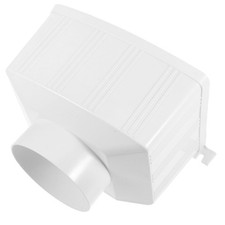 Garden Rainwater Diverter PVC Downspout Durable White Gutter Part