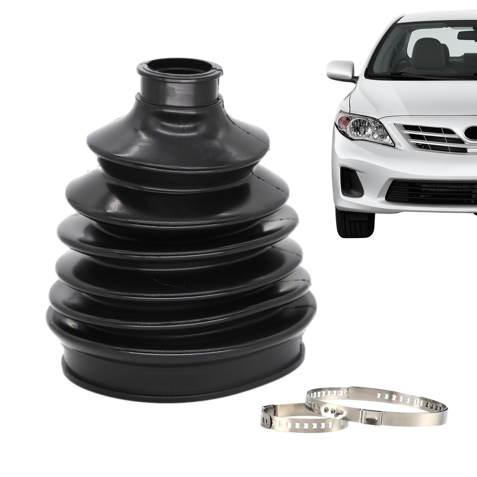 Universal CV Drive Shaft Boot Kit No Dismantling Needed High Elasticity Durable
