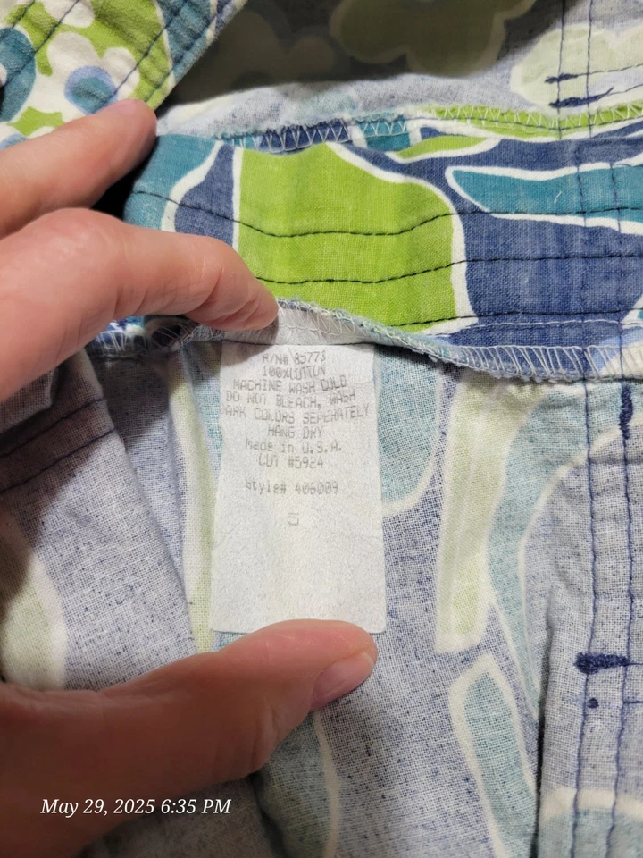 VTG 90s O’Neil Floral Multicolor Board Shorts With Opener Women’s Sz 5 - Image 4 of 4