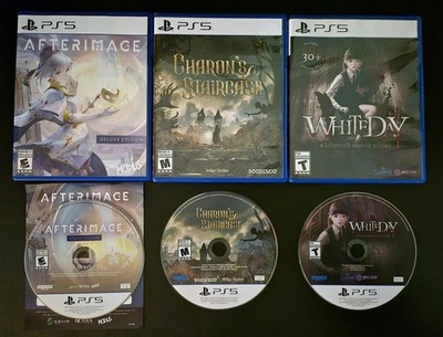 3 Sony PlayStation 5 PS5 Games Lot Bundle Afterimage Charons Staircase White Day