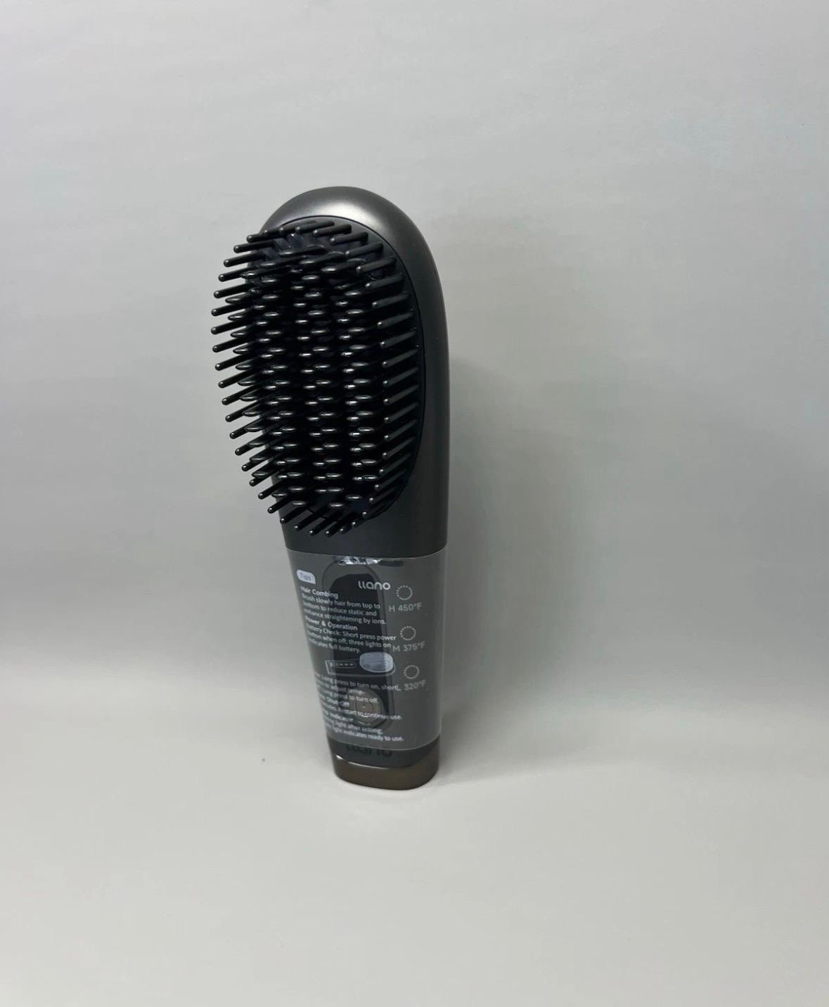 Cordless Brush Hot Comb Hair Curling And Portable Straightener Travel Ready 230C