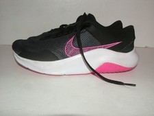 New Nike Traning Legend Essential 3 Black & Pink Training Shoes Size 5