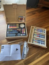 Artist's Loft Painting Easel & Deluxe Painting Set Table Top Home School READ