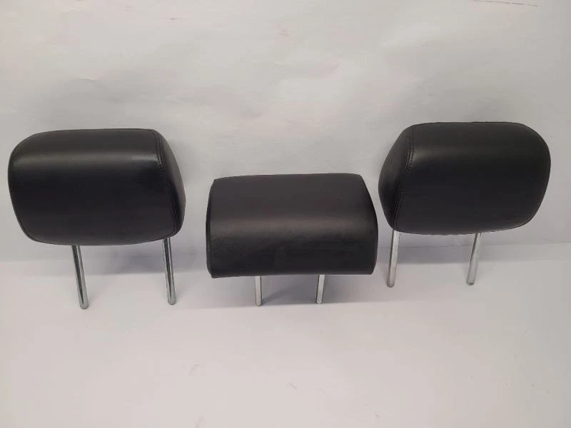 Juego de 3 reposacabezas de asiento trasero 10-16 CADILLAC SRX reposacabezas de cuero negro OEM Foto 2 de 4