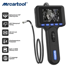 Endoscope Camera 1080P HD 210° Articulating Industrial Endoscope Camera 6.25mm