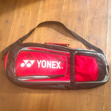 YONEX Red & Black Badminton Racket Bag Carry Cover with Shoulder Strap