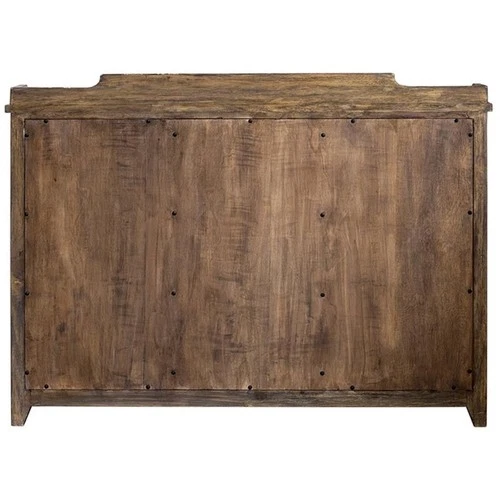 Uttermost Ardusin 6-Cubby Wood Hobby Cupboard in Driftwood and Gray Wash - Picture 5 of 9