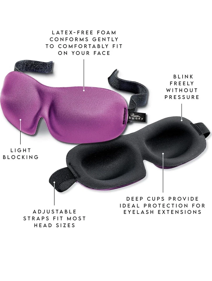 Ultra Lightweight Contoured Sleep Mask For Comfortable Eye Rest And Relaxation - Image 4 of 4