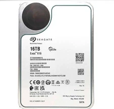 Seagate (Recertified) Exos X16 16 TB 7200 RPM SATA 6Gb/s 256MB Cache 3.5-Inch  