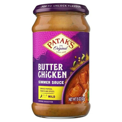 Indian  Butter Chicken Simmer Sauce, 15 Oz   Authentic Indian Cooking Made Easy