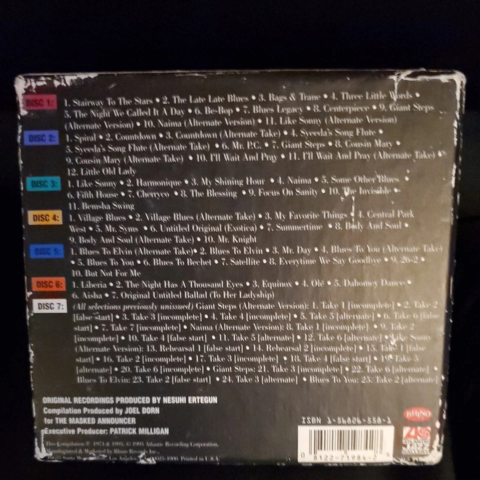 John Coltrane The Heavyweight Champion Complete Atlantic Recordings 7 CD Box set Foto 3 de 4