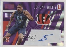 2017 Panini Unparalleled Purple Rainbow Spokes 69/99 Jordan Willis #242 Auto 1u6