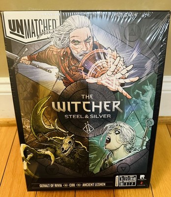 Unmatched Steel & Silver The Witcher Board Game Geralt Ciri Ancient Leshen