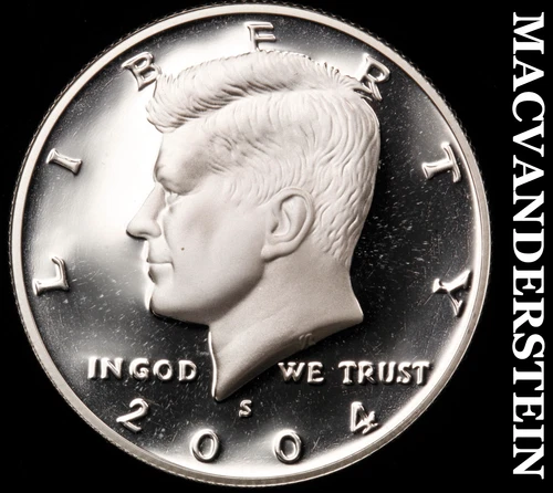 2004-S Silver Kennedy Half Dollar - Choice Gem Proof  Lustrous  #i1876
