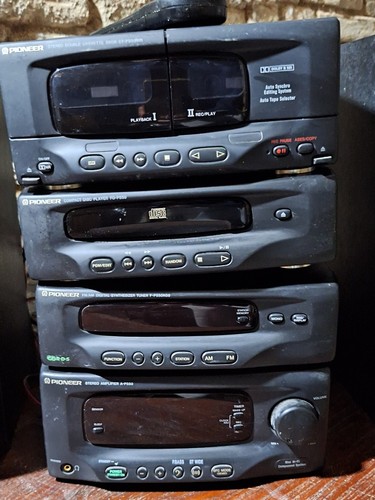 Pioneer Hi-Fi Impianto Stereo Amplificatore A-P550 Tuner Radio CD MUSICASSETTE - Foto 2 di 7