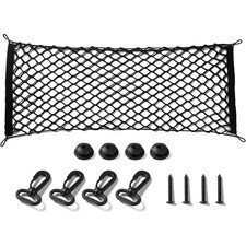 Car Rear Cargo Net Black
