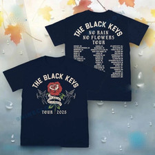 The Black Keys No Rain No Flowers Tour 2025 T Shirt Full Size S-5XL