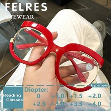 New Oval Anti Blue Light Reading Glasses For Women Fashion Presbyopic Glasses