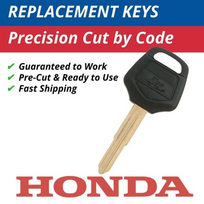 Honda Goldwing Keys Valkyrie Keys Replacement Key Cut to Code 6251-6500