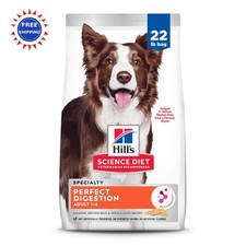 Dog Food Adult 22 lb Bag Hill s Science Diet Perfect Digestion Salmon Brown Rice 6.36 per pound