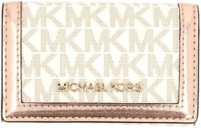 Michael Kors Key Case Optic White/Rose Gold Japan Limited