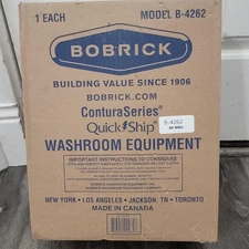 Bobrick ConturaSeries B-4262 Washroom Equipment QuickShip Made Canada Boxed