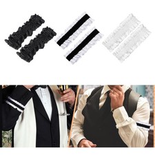 2 Pieces Sleeve Garter Fashion Unisex Sturdy Roaring 20S Arm Holder Garter Belt