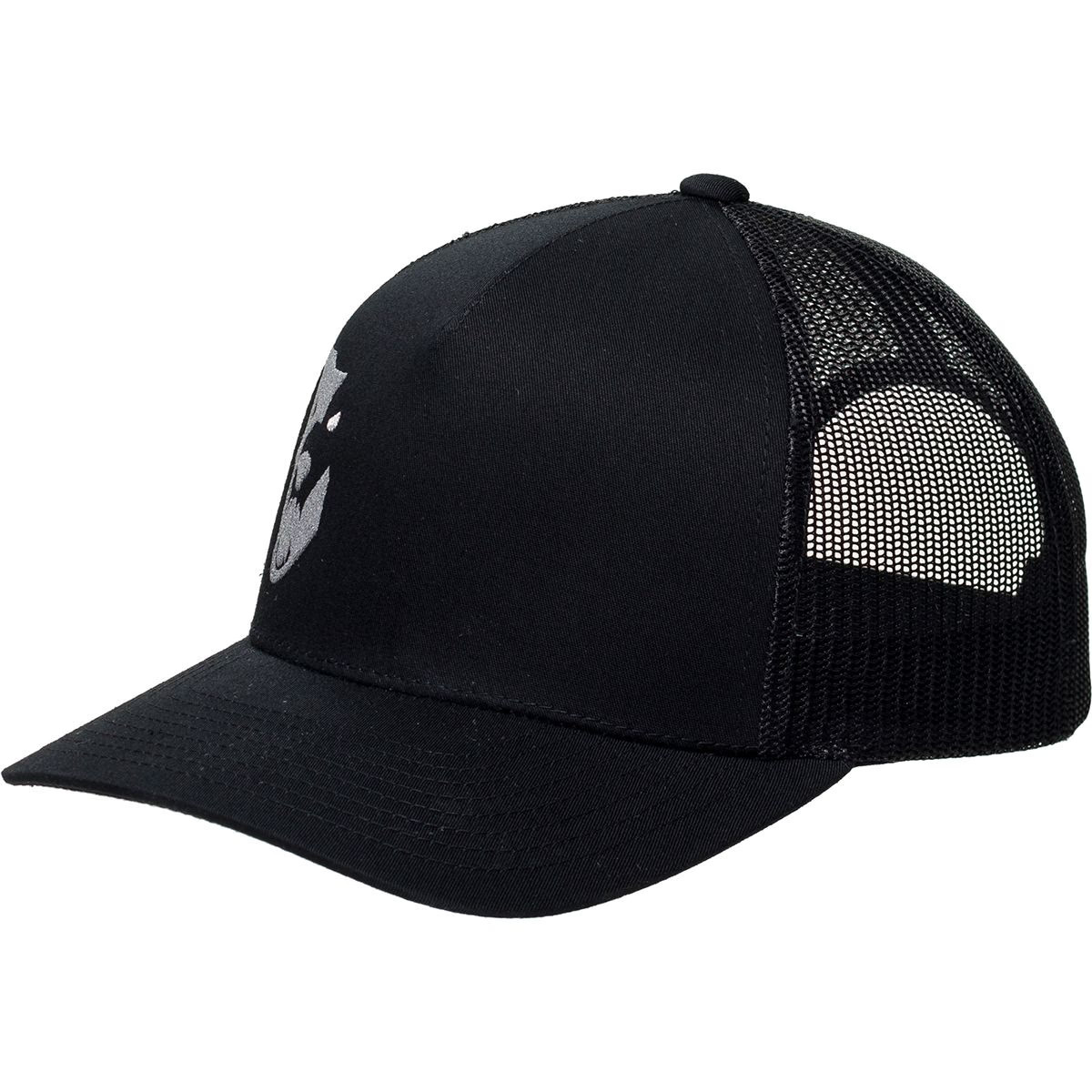 Wolf Tooth Components Logo Trucker Hat Black Curved Visor 7290₽