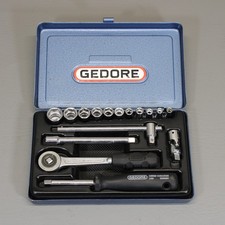 Gedore 14 Metric Socket Ratchet Set 4-13mm - Made In Germany